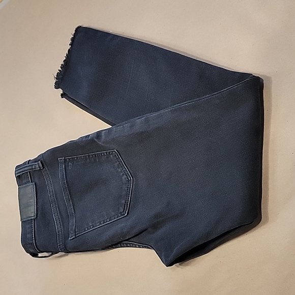 Madewell Size 26 Washed Black 10" High Rise Jeggins, Raw Hem, Great Condition - Picture 1 of 16